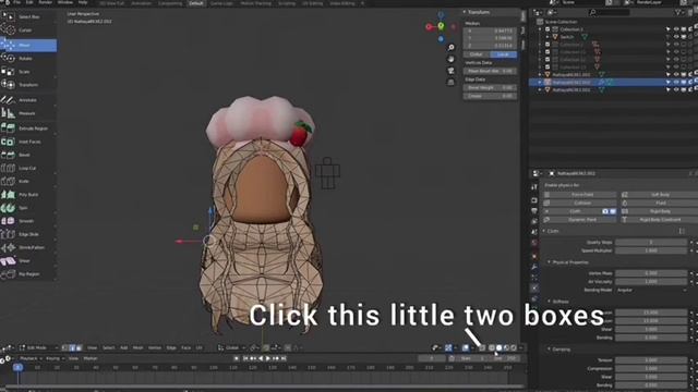 how to make flowy hair roblox gfx in blender2.82 смотреть онлайн