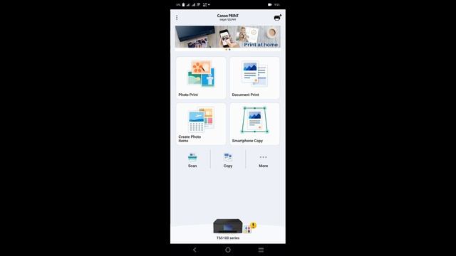 ربط الطابعة Canon Pixma TS5140 للطابعة من الهاتف | Canon Pixma Ts5140