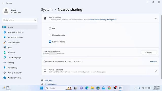 How To Use Nearby Share In Windows 11