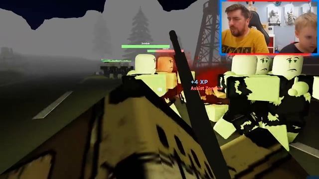 Зомбиапокалипсис в Роблокс! Нашествие страшных Зомби в Roblox. Мы играем Zombie Stories. смотреть онлайн