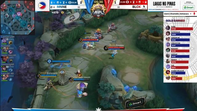 MPL PH S12 - W5D1 - BLCK vs MNNE - GAME 1 смотреть онлайн