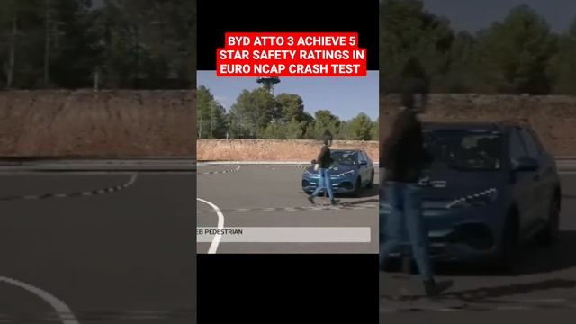 Byd Atto 3 Achieve 5 Star Safety Ratings | CRASH Test By Euro NCAP смотреть онлайн