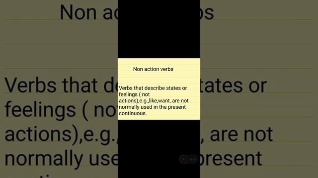Simple present VS present continuous (action & non action verbs) смотреть онлайн