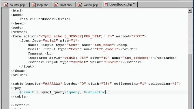 PHP & MySQL_Writing a Guest Book_Part17 смотреть онлайн