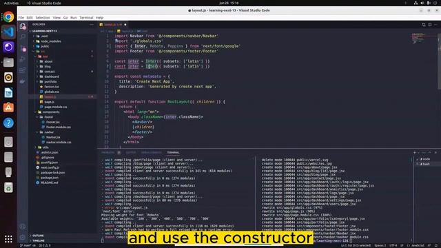 Learn how to use Google Fonts in NextJS 13 смотреть онлайн