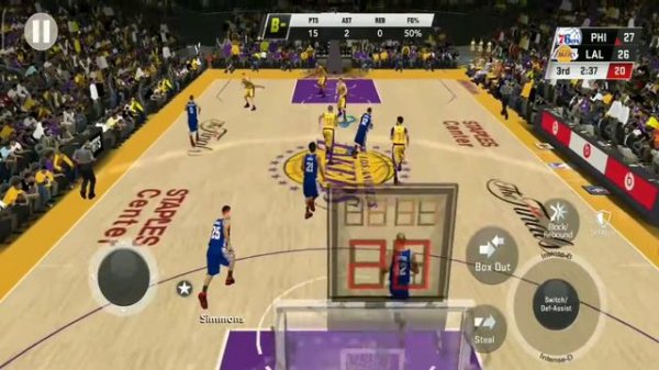 Akashi Seijuro played on NBA Final (2k20 mobile)