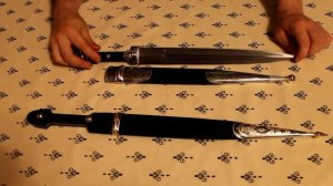 обзор пары кинжалов, кама и казачий кинжал