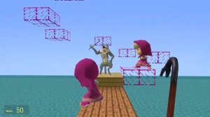 Маша и волк!прятки Garry's mod (over show)