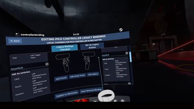How to fix steam VR thumbstick bindings for Pico Neo 3 Link. смотреть онлайн