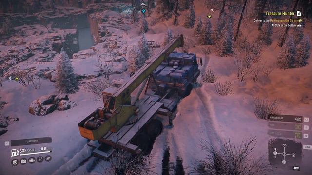 Snowrunner - Amur, Urska River - How to do Treasure Hunter task (unlocks Khan 317 Sentinel) смотреть онлайн