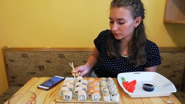 Доставка Я ЛЮБЛЮ СУШИ | Что с рыбой? #суши #роллы #обзор смотреть онлайн
