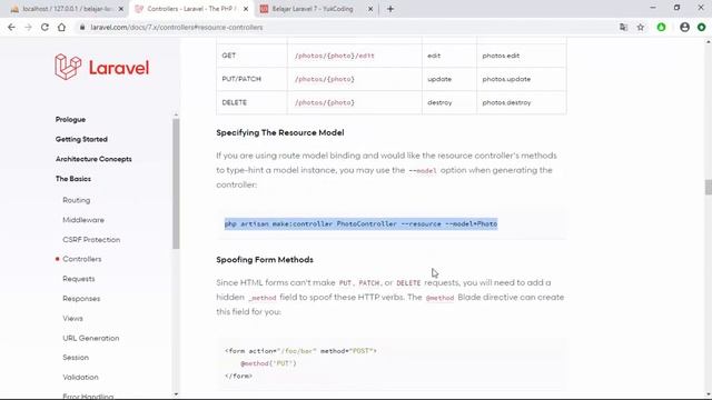 Magic² Laravel (Resource Controller, Route Resource, Model, Eloquent, etc) [11] смотреть онлайн