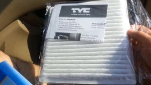 2001 and 2006 Mazda MPV cabin air filter replacement