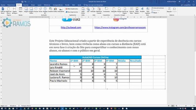 ? Como adicionar uma planilha do Excel dentro do Word | Curso Excel Grátis | Aula Extra Excel e Wor смотреть онлайн