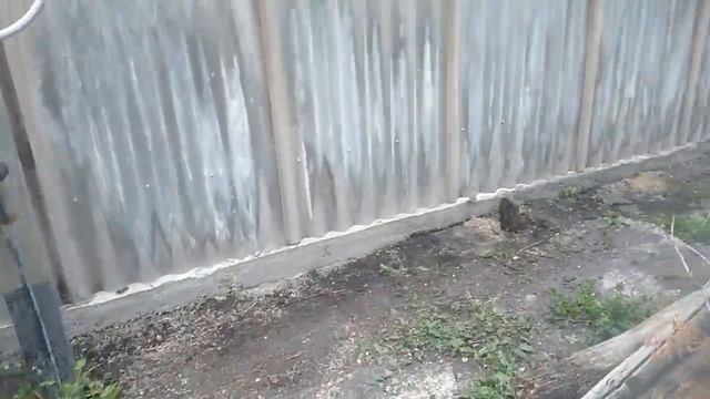 Строительство забора из шифера!