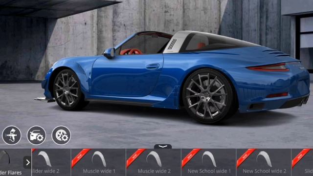 porsche 911 carrara gold crome modified | 3D @atozradiumart смотреть онлайн