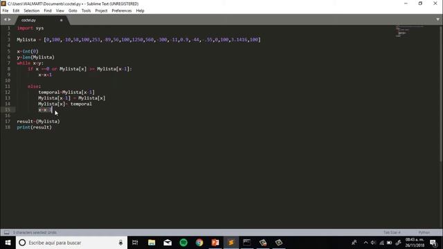 Cocktail Sort смотреть онлайн
