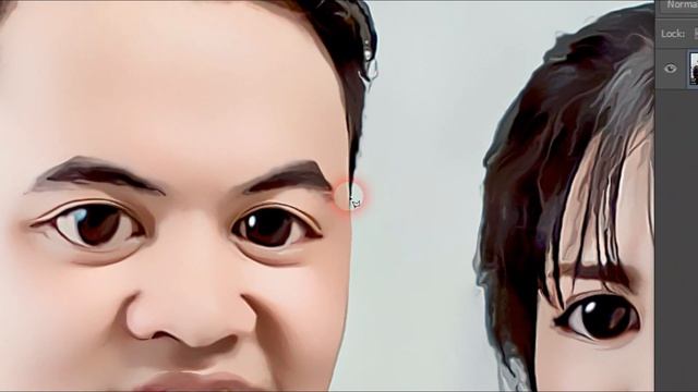 Digital Cartoon Couple Caricatures PSD Templates смотреть онлайн