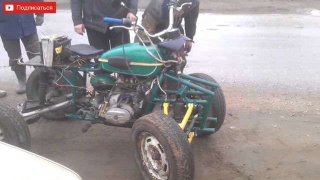 Квадроцикл из мотоцикла "Урал" смотреть онлайн