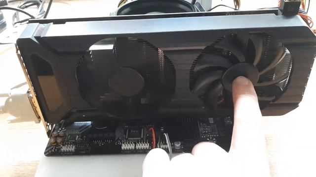 Видеокарта Palit GeForce GTX1060 3Gb GDDR5 192bit (NE51060015F9-1061D) БУ смотреть онлайн