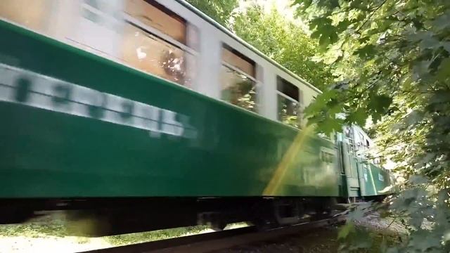Тепловоз ТУ2-087 на Львовской детской ж.д. Locomotive TU2-087 To Lviv Children's Railway.