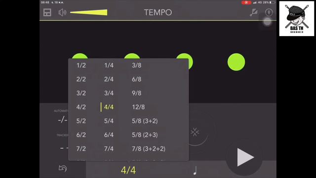 สอนการใช้AppMetronomeเบื้องต้น(Basic) | BAS TN Drummer смотреть онлайн
