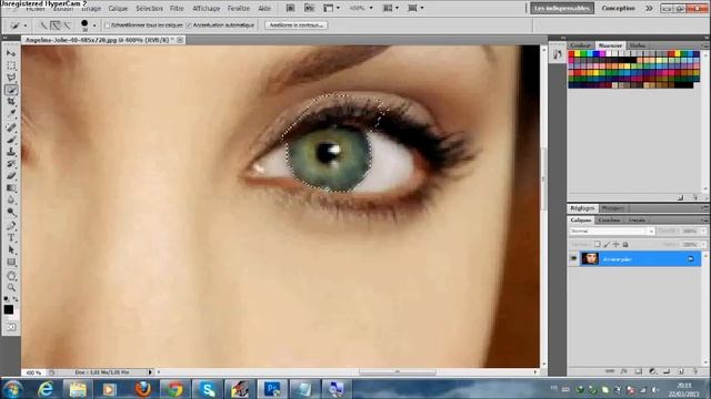 how to change the color of the eyes using photoshop cs 5 смотреть онлайн