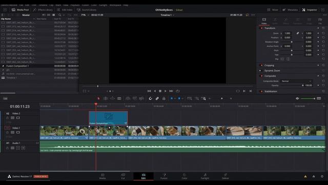 RESOLVE 17 - NEW WAY TO SYNC TO AUDIO IN FUSION! - DaVinci Resolve 17 New Features Tutorial смотреть онлайн