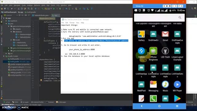 How to show Android sqlite database in pc without root смотреть онлайн