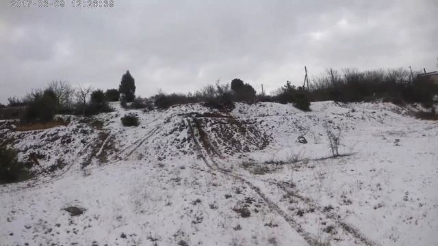 Прохват по снежному Севастополю. GR8 2T, KAYO T2 MAX смотреть онлайн