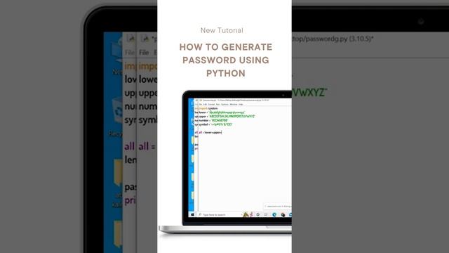 How to generate Password using Python Programming смотреть онлайн