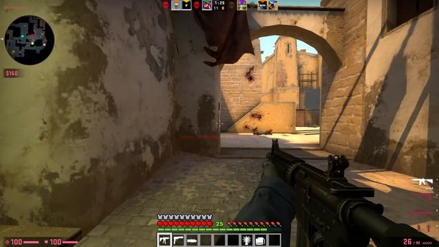If CSGO Had Minecraft HUD смотреть онлайн