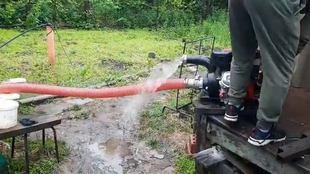 Мотопомпа для гидробурения.#Бурениескважин#Гидробурение#Бурениенаводу#Мотопомпа# смотреть онлайн