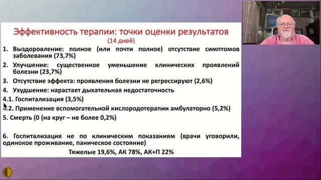 Терапия острого ковида в летне-осенний период 2021г: есть ли изменения в подходах - Воробьев Павел смотреть онлайн