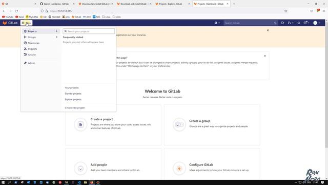 01-GitLab. Devops система. Установка в локальной сети. Настройка смотреть онлайн
