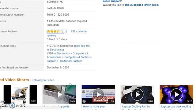 Dell D620 Duo Core with Windows XP Laptop смотреть онлайн
