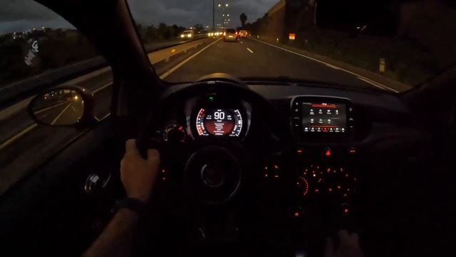 Abarth 595 Pista Night | POV Test Drive #1140 Joe Black смотреть онлайн