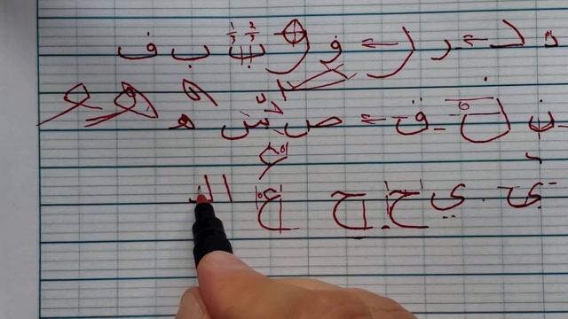 Учимся писать Арабские буквы вертикальная алиф смотреть онлайн