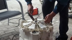 как вытащить подшипник из барабана стиральной машины