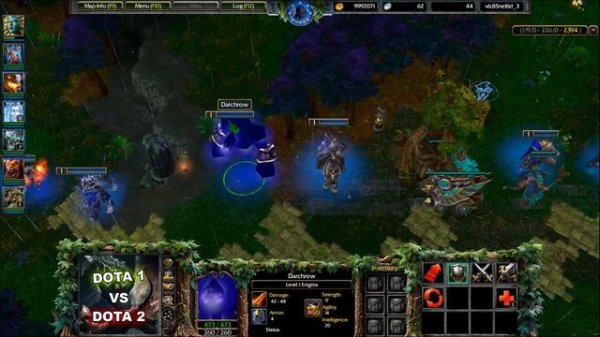 Dota 1 VS Dota 2 - ALL HEROES!