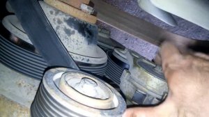 Снятие, замена ремня генератора на Cummins 3.8 ist