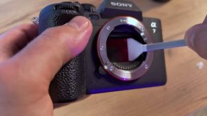 Чистка матрицы SONY a7 IV