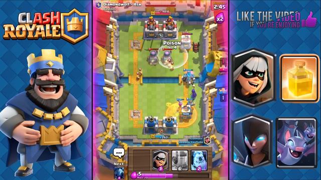 FOUR NEW CARDS! Clash Royale - Sneak Peek! Bandit, Night Witch, Bats, Heal Spell! смотреть онлайн