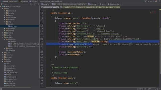 Laravel 5 backend ve frontend bootstrap 3 başlangıç full projesi Part 2 смотреть онлайн