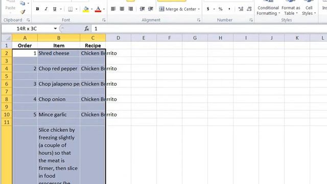 How to Create a Cooking Plan in Microsoft Excel смотреть онлайн