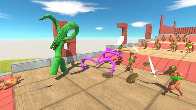 Achilles Climb Challenge | Fps and Rainbow Friends Attack - Animal Revolt Battle Simulator смотреть онлайн