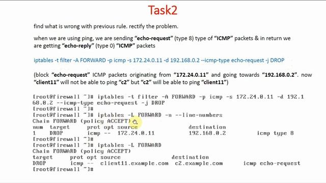 37 How to Block Ping (ICMP) Request using Iptables Firewall | FORWARD Direction смотреть онлайн