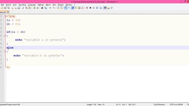 Chapter 6 PHP If Else ElseIf Conditional Statement смотреть онлайн