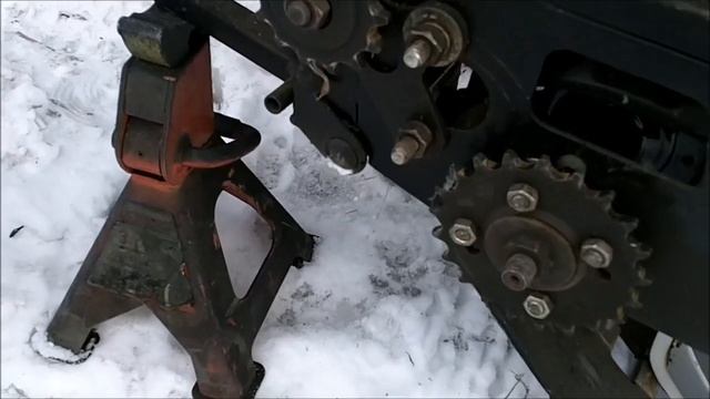 Собираю снегоход, катаюсь по первому снегу смотреть онлайн