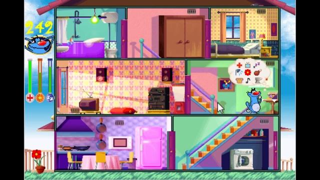 Oggy And The Cockroaches Oggy Moshi Game Play Walkthrough Cartoon Animation